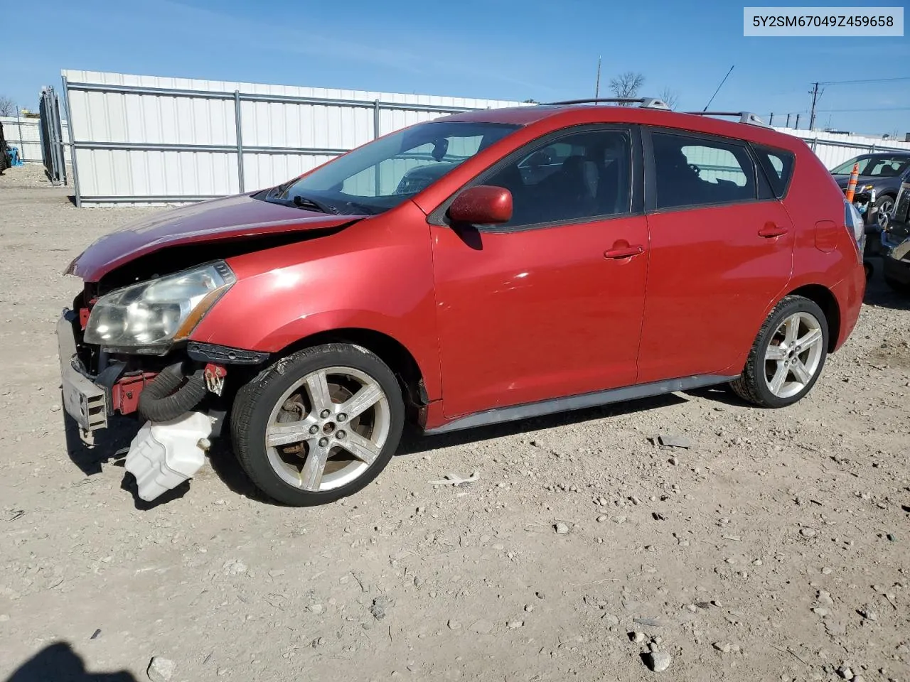 2009 Pontiac Vibe VIN: 5Y2SM67049Z459658 Lot: 76324744