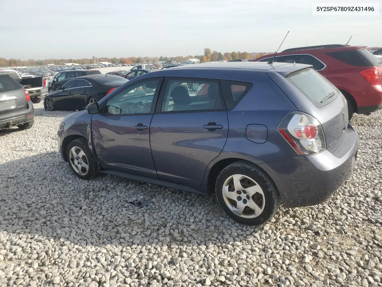 2009 Pontiac Vibe VIN: 5Y2SP67809Z431496 Lot: 76763214