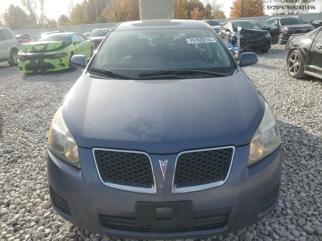 2009 Pontiac Vibe VIN: 5Y2SP67809Z431496 Lot: 76763214