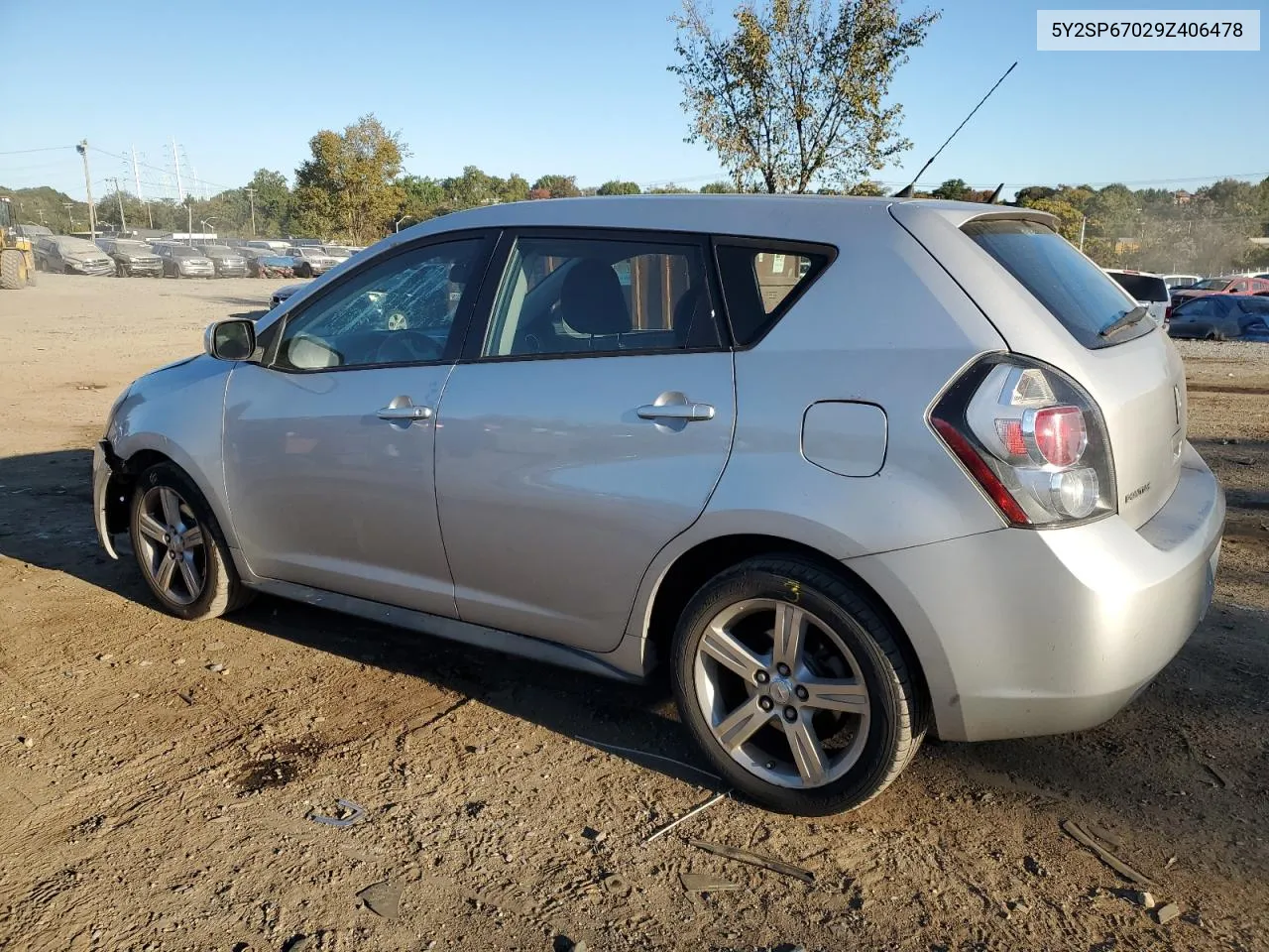 2009 Pontiac Vibe VIN: 5Y2SP67029Z406478 Lot: 76848484