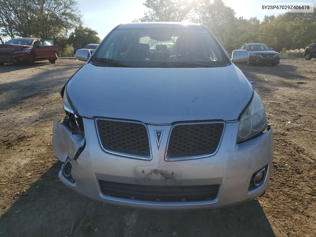 2009 Pontiac Vibe VIN: 5Y2SP67029Z406478 Lot: 76848484