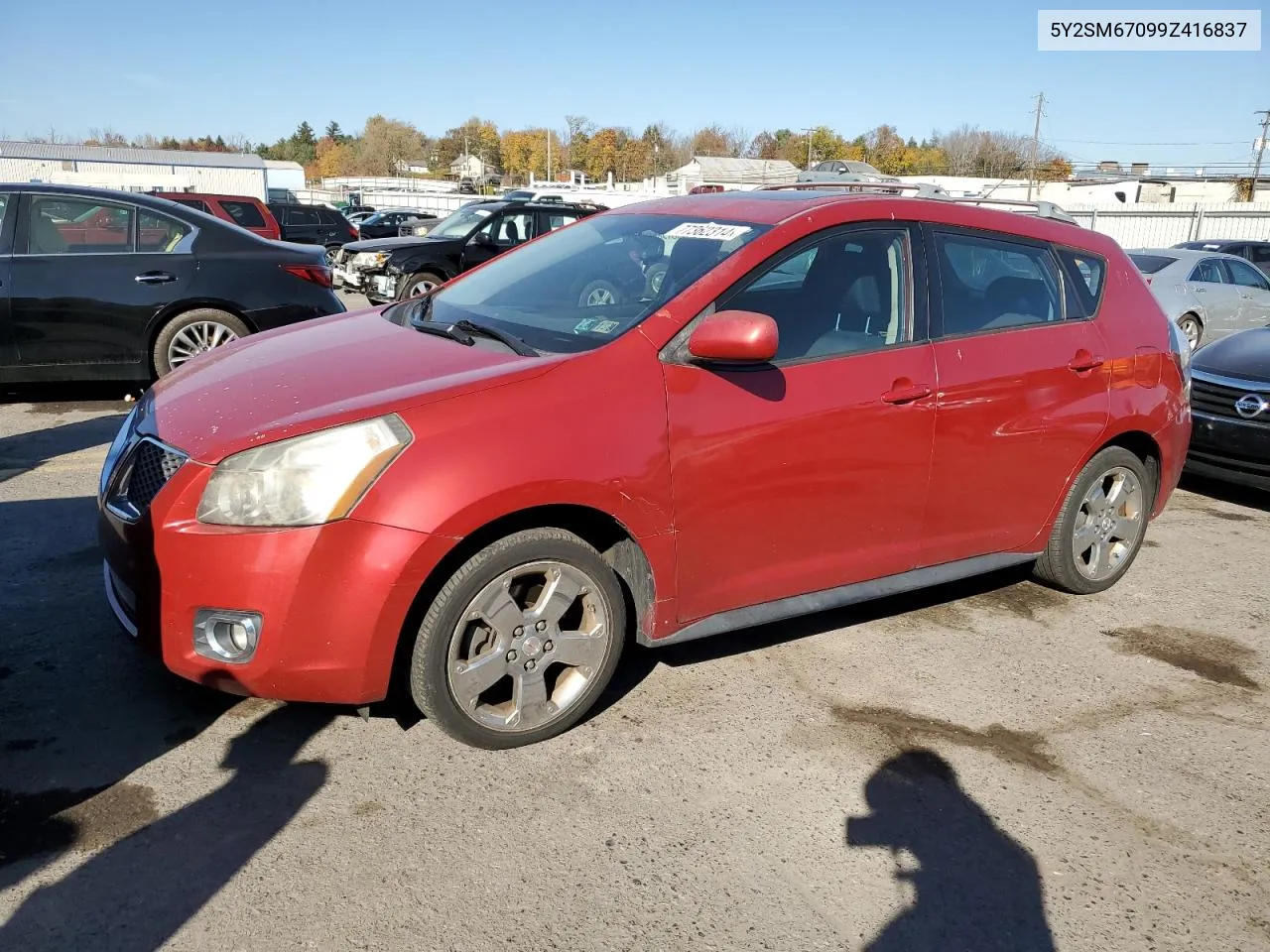 2009 Pontiac Vibe VIN: 5Y2SM67099Z416837 Lot: 77362314