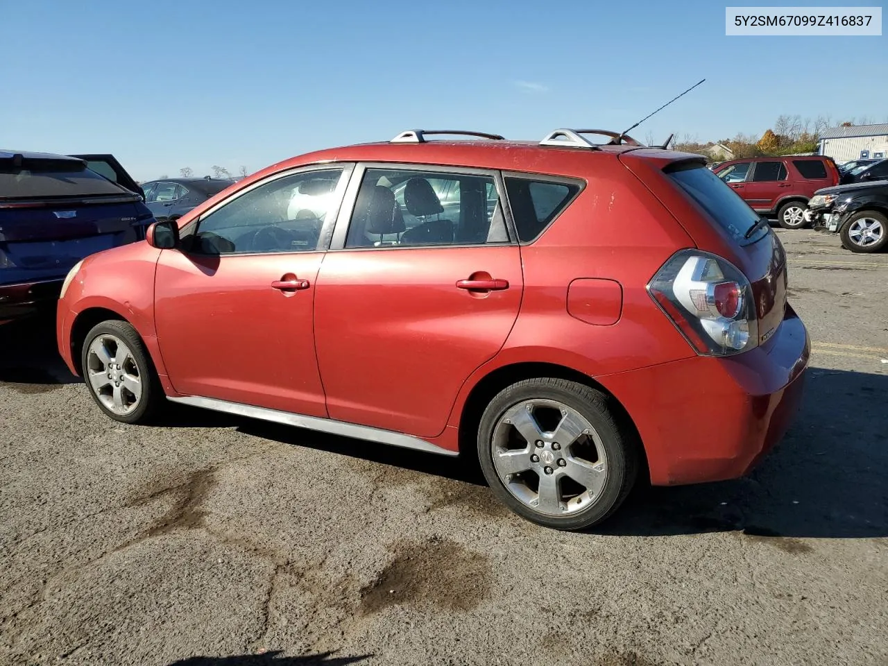 2009 Pontiac Vibe VIN: 5Y2SM67099Z416837 Lot: 77362314