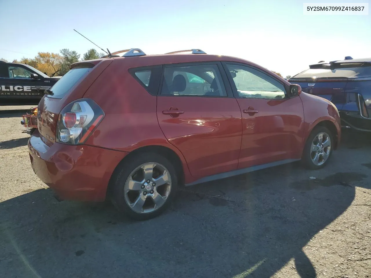 2009 Pontiac Vibe VIN: 5Y2SM67099Z416837 Lot: 77362314