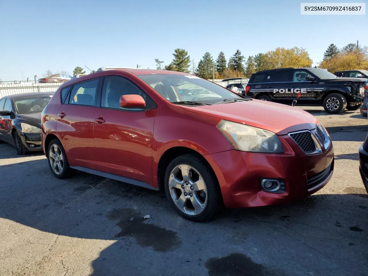 2009 Pontiac Vibe VIN: 5Y2SM67099Z416837 Lot: 77362314