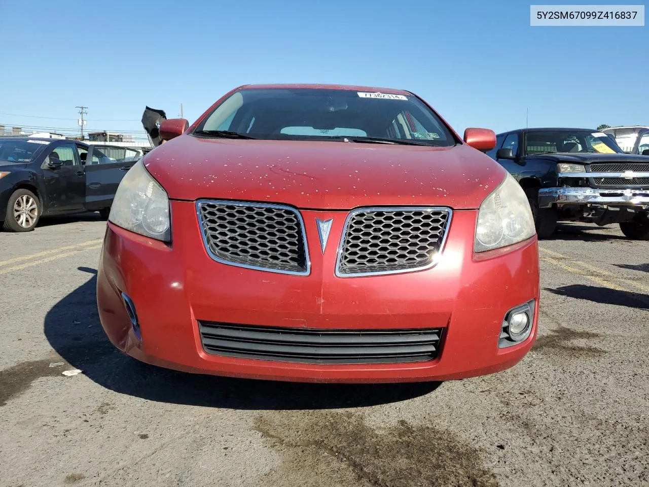 2009 Pontiac Vibe VIN: 5Y2SM67099Z416837 Lot: 77362314