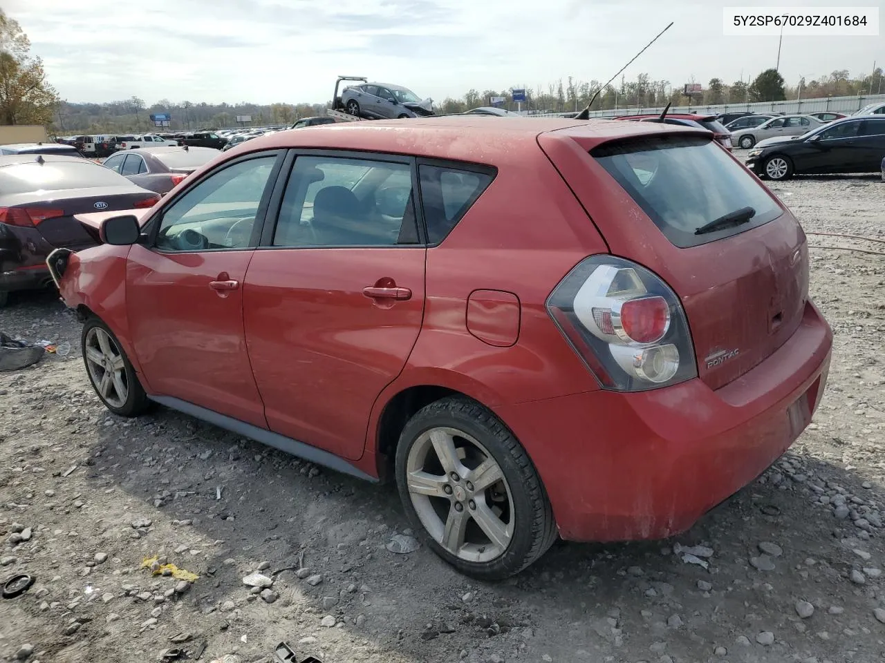 2009 Pontiac Vibe VIN: 5Y2SP67029Z401684 Lot: 77863214