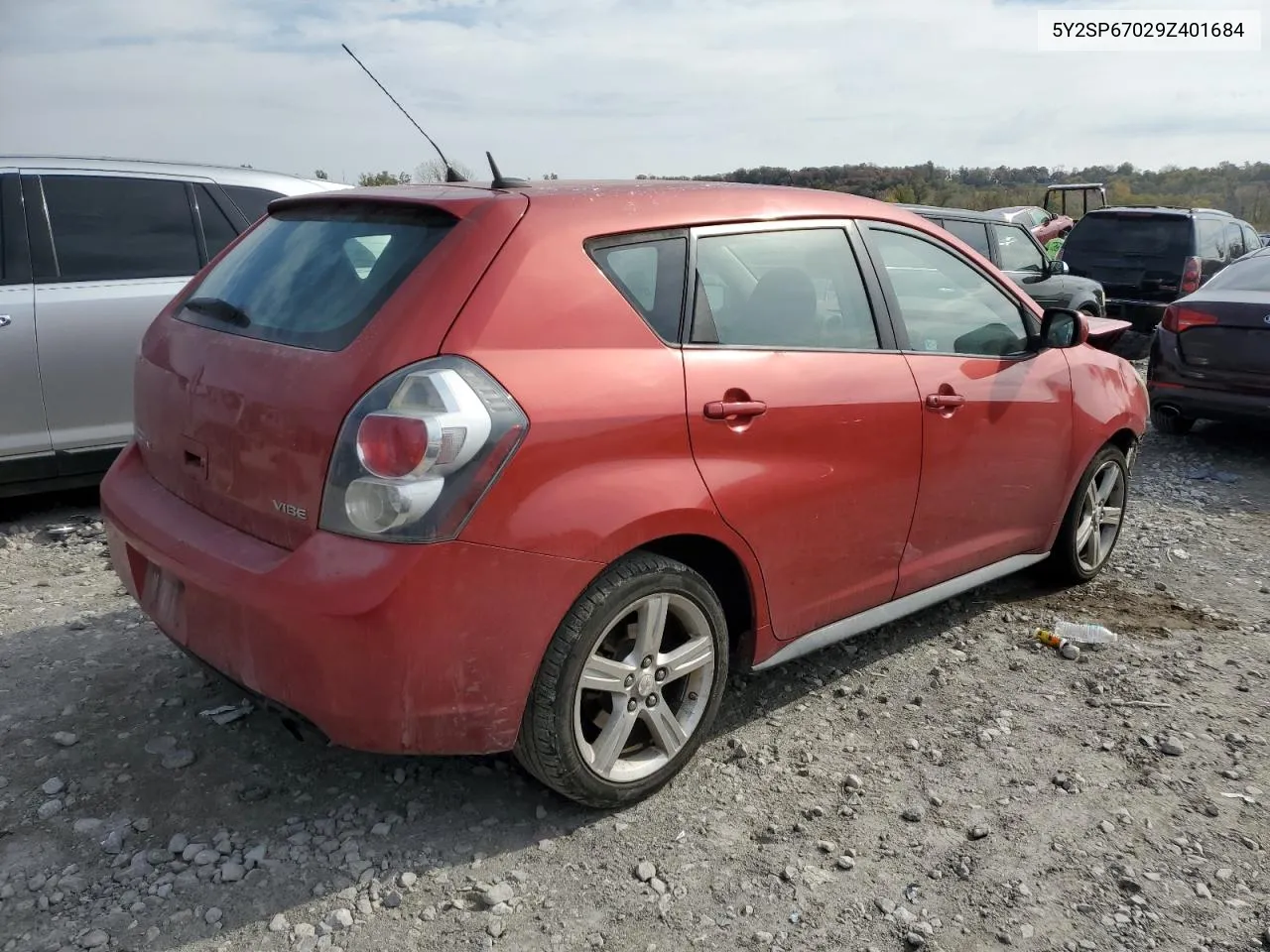 2009 Pontiac Vibe VIN: 5Y2SP67029Z401684 Lot: 77863214