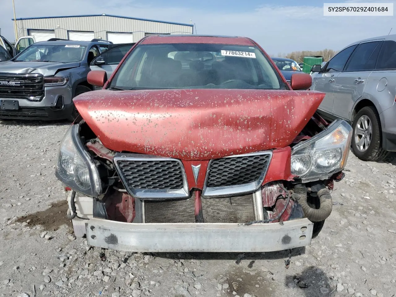 2009 Pontiac Vibe VIN: 5Y2SP67029Z401684 Lot: 77863214