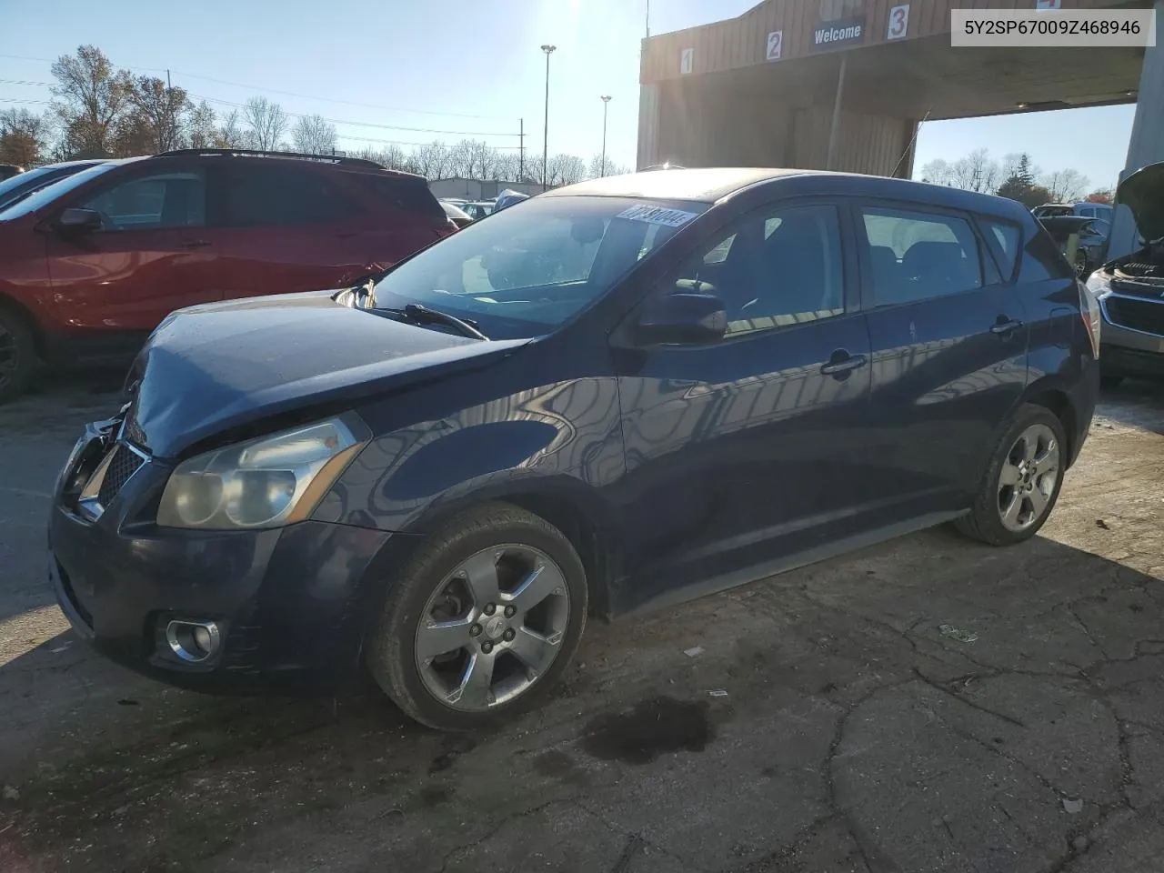 2009 Pontiac Vibe VIN: 5Y2SP67009Z468946 Lot: 77991044