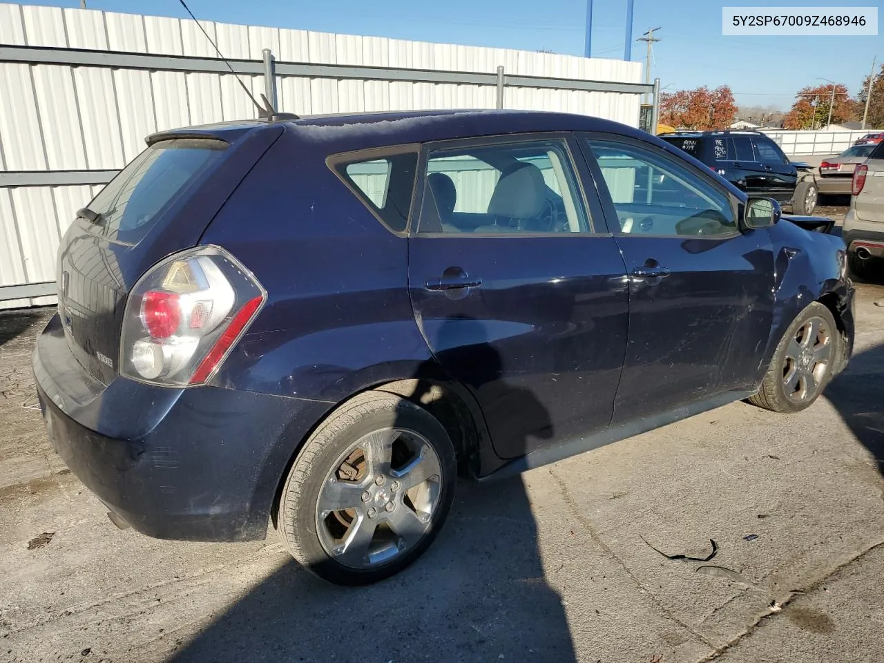 2009 Pontiac Vibe VIN: 5Y2SP67009Z468946 Lot: 77991044