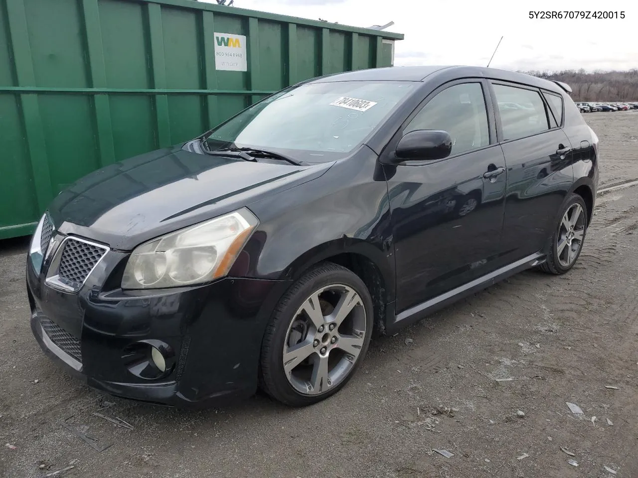 2009 Pontiac Vibe Gt VIN: 5Y2SR67079Z420015 Lot: 78410603