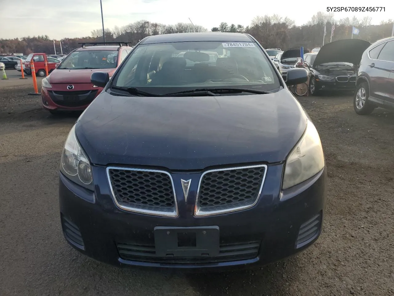 2009 Pontiac Vibe VIN: 5Y2SP67089Z456771 Lot: 78451704