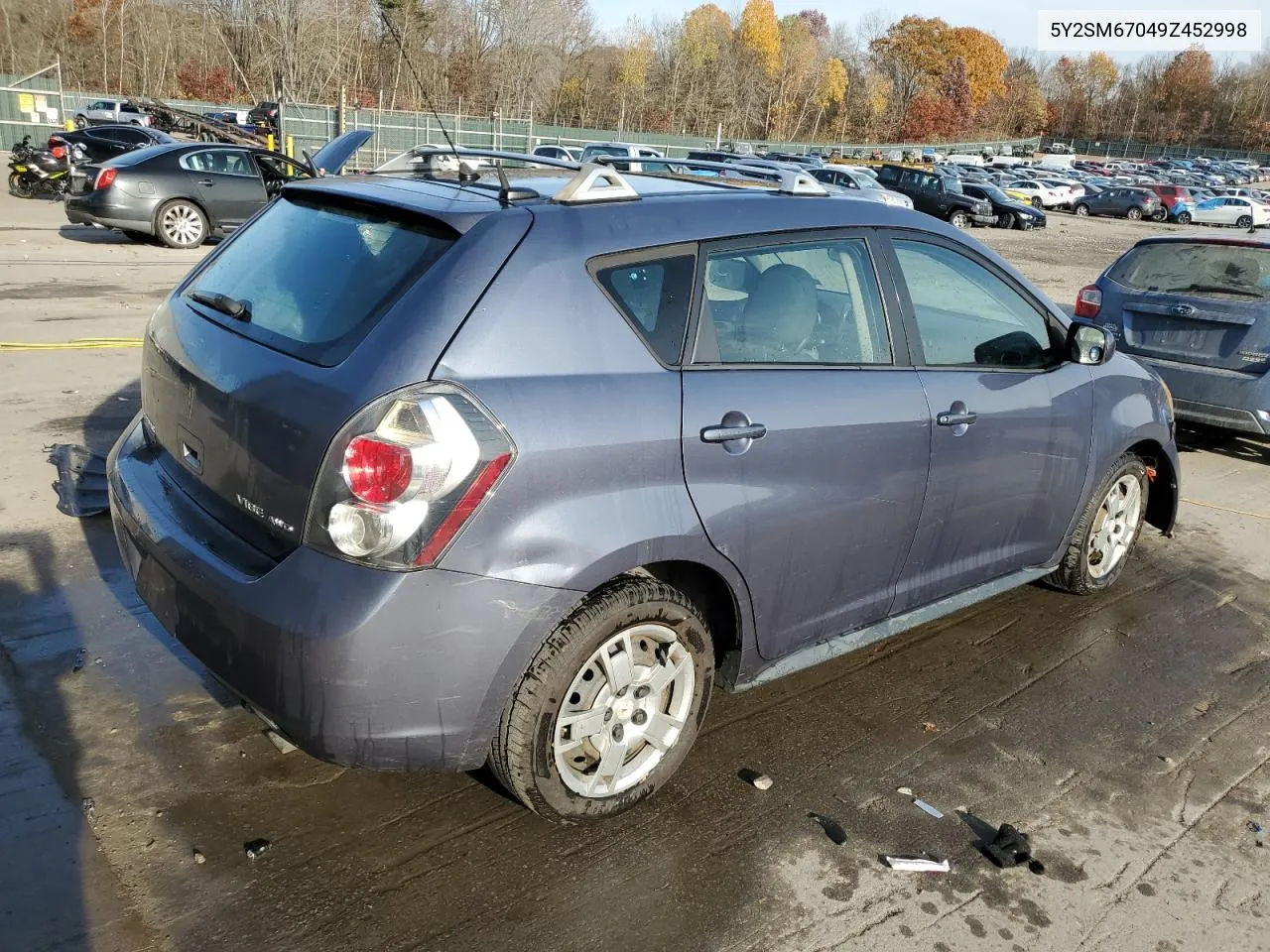 2009 Pontiac Vibe VIN: 5Y2SM67049Z452998 Lot: 78538494