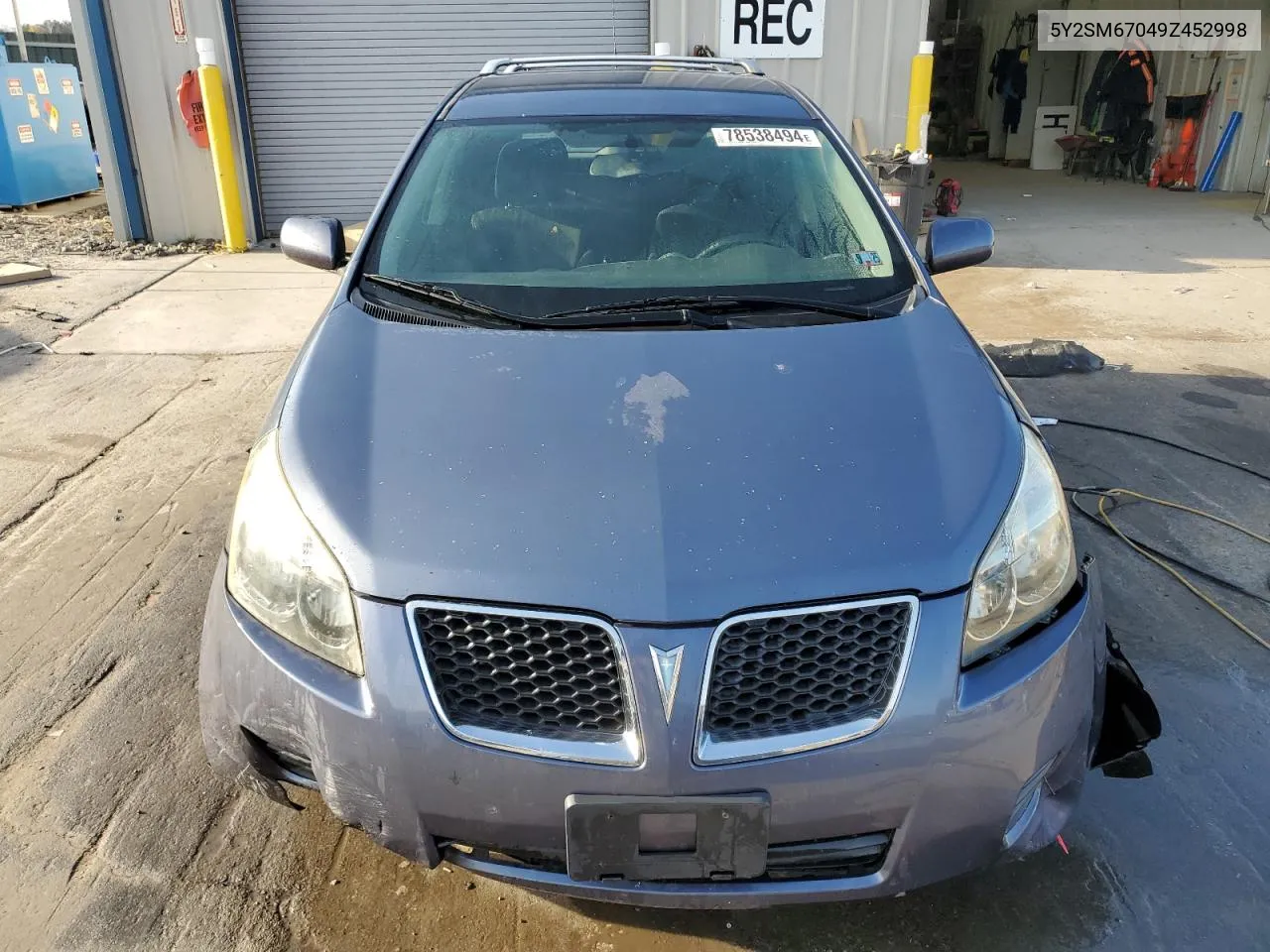 2009 Pontiac Vibe VIN: 5Y2SM67049Z452998 Lot: 78538494