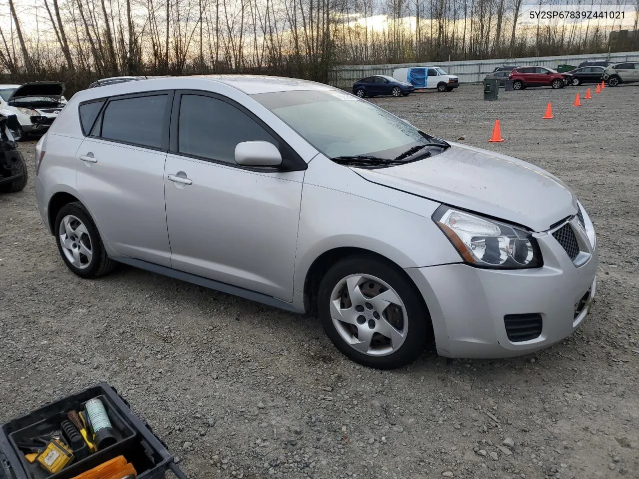 2009 Pontiac Vibe VIN: 5Y2SP67839Z441021 Lot: 78868514