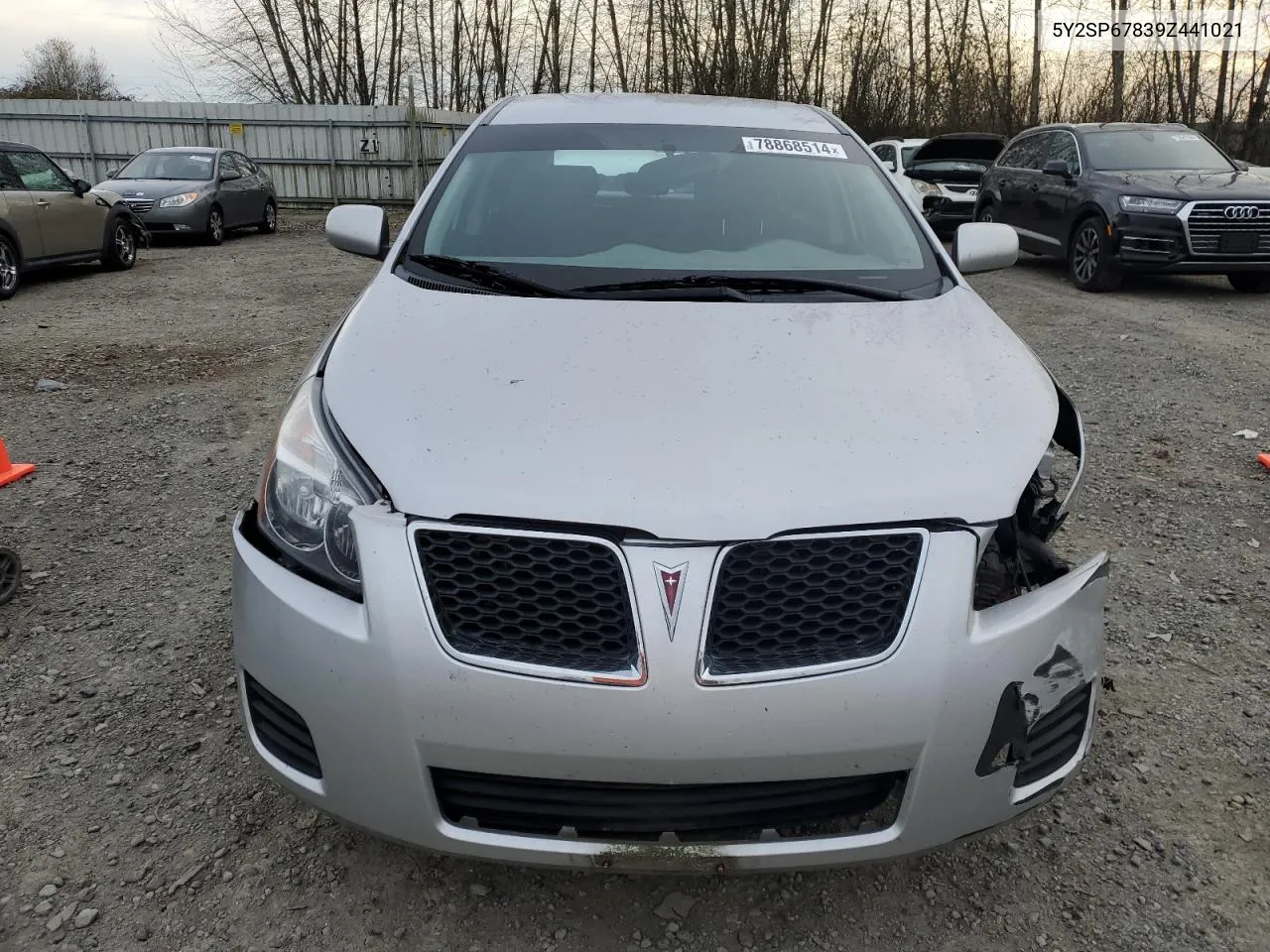 2009 Pontiac Vibe VIN: 5Y2SP67839Z441021 Lot: 78868514