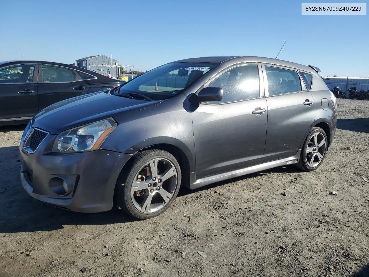 2009 Pontiac Vibe Gt VIN: 5Y2SN67009Z407229 Lot: 79477054