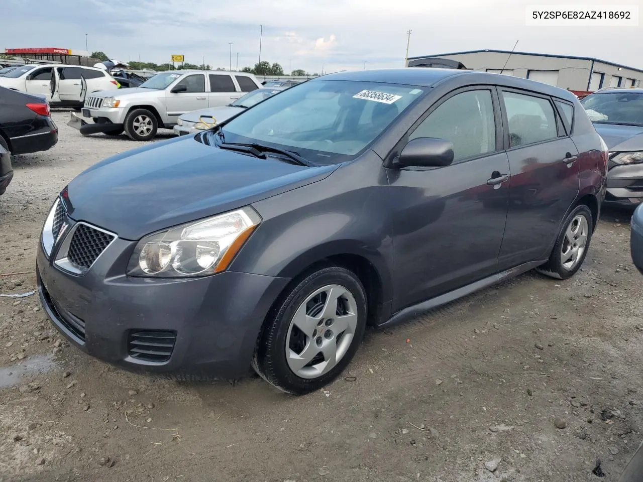 2010 Pontiac Vibe VIN: 5Y2SP6E82AZ418692 Lot: 68358634