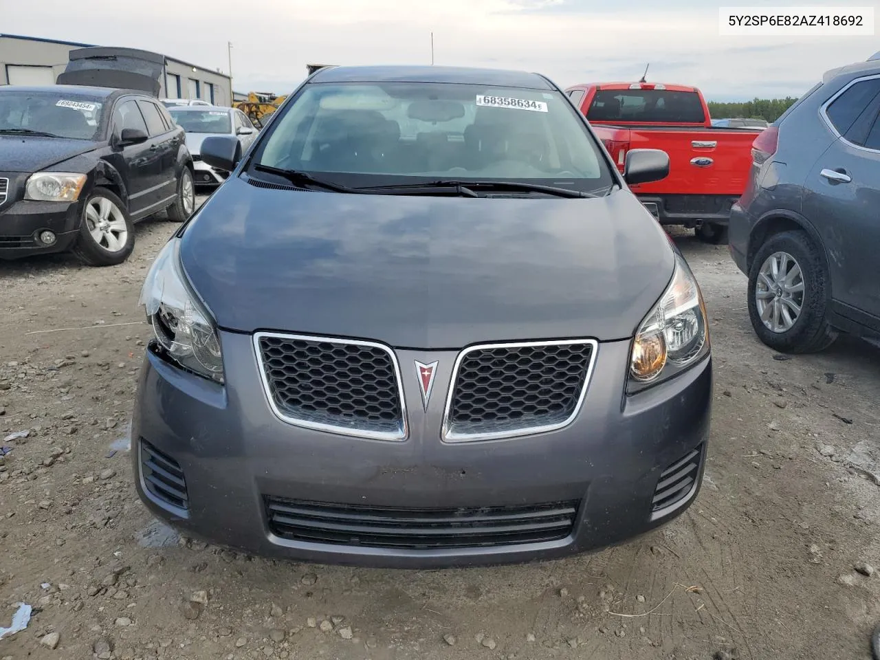 2010 Pontiac Vibe VIN: 5Y2SP6E82AZ418692 Lot: 68358634