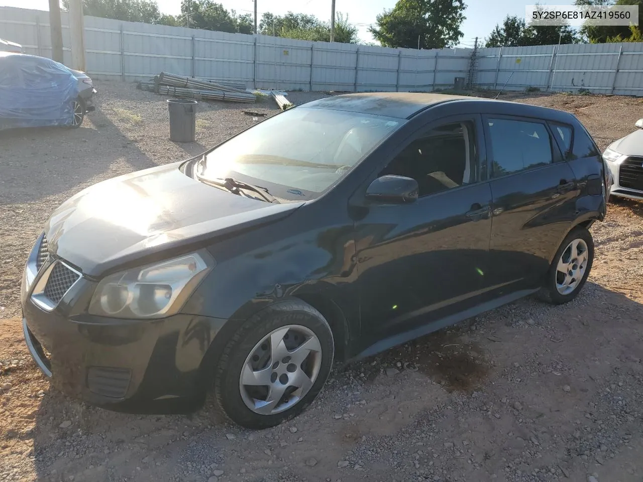 2010 Pontiac Vibe VIN: 5Y2SP6E81AZ419560 Lot: 69057354