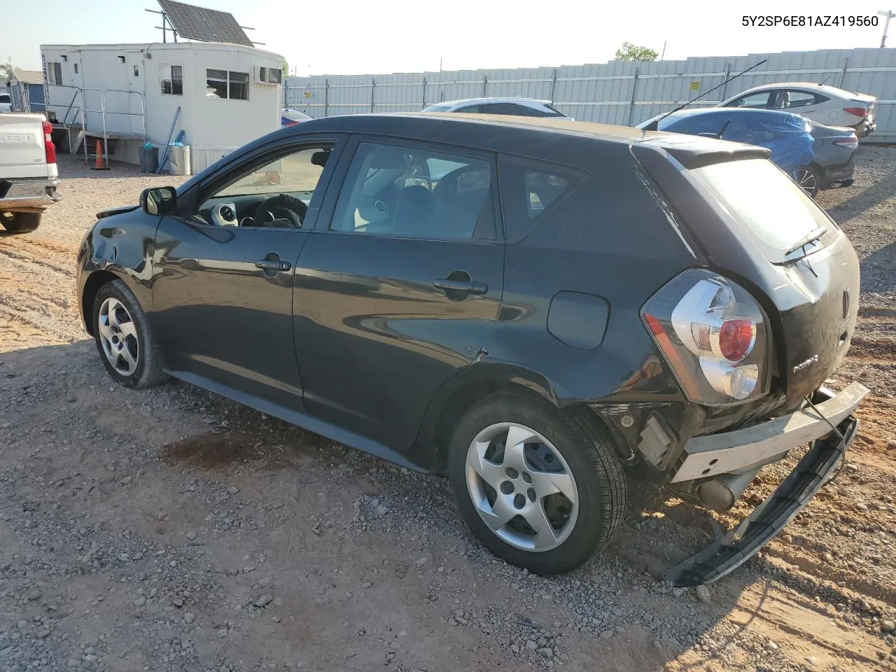 2010 Pontiac Vibe VIN: 5Y2SP6E81AZ419560 Lot: 69057354