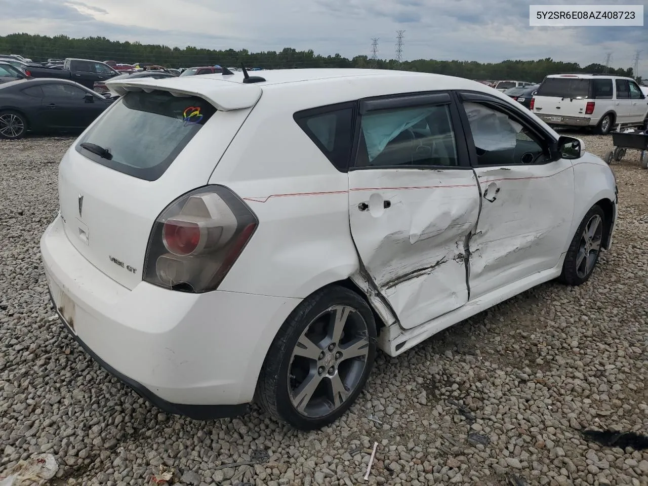 2010 Pontiac Vibe Gt VIN: 5Y2SR6E08AZ408723 Lot: 72816524