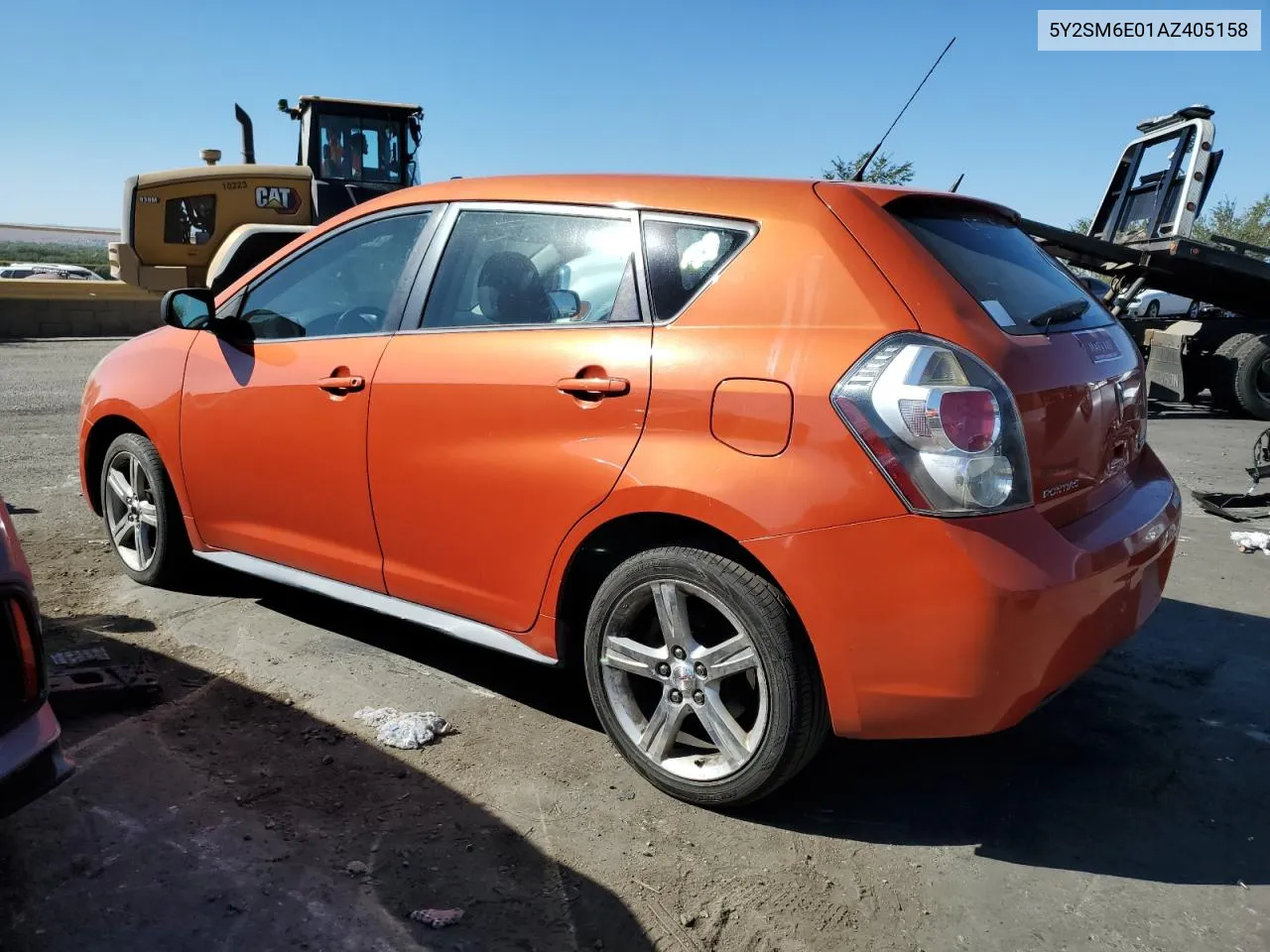 2010 Pontiac Vibe VIN: 5Y2SM6E01AZ405158 Lot: 74008704