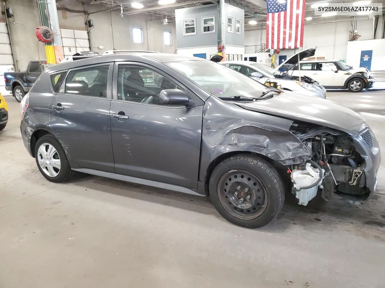 2010 Pontiac Vibe VIN: 5Y2SM6E06AZ417743 Lot: 75335134