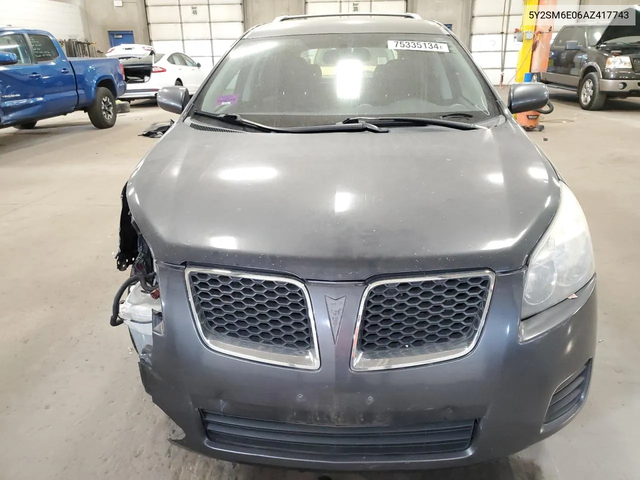 2010 Pontiac Vibe VIN: 5Y2SM6E06AZ417743 Lot: 75335134