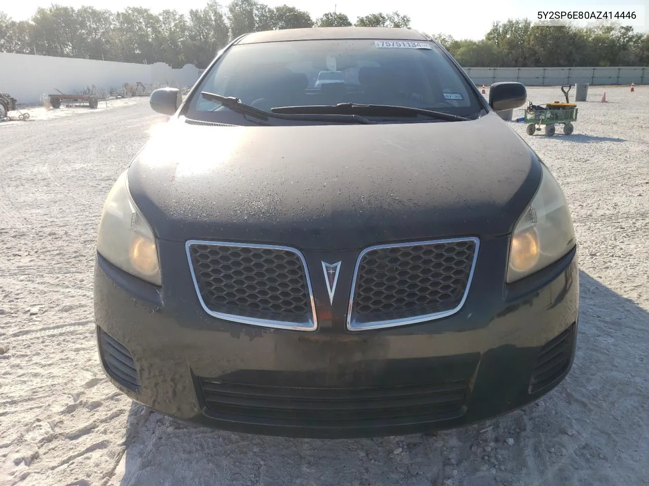 2010 Pontiac Vibe VIN: 5Y2SP6E80AZ414446 Lot: 75751134