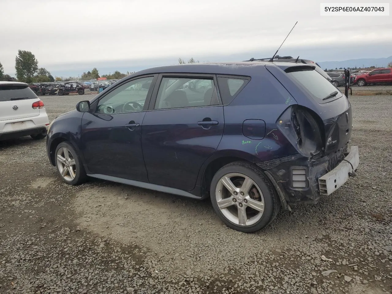 2010 Pontiac Vibe VIN: 5Y2SP6E06AZ407043 Lot: 76349544