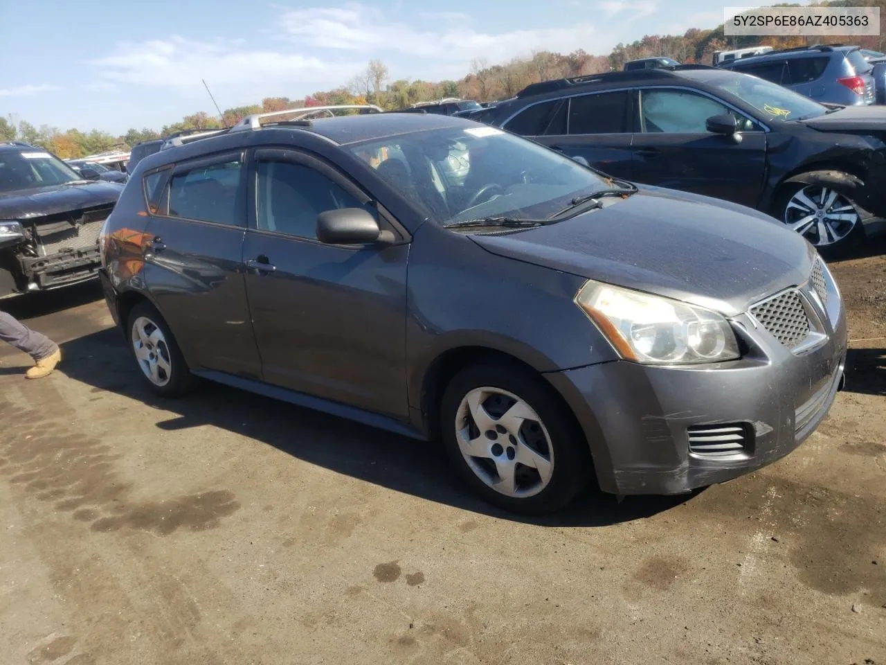 2010 Pontiac Vibe VIN: 5Y2SP6E86AZ405363 Lot: 76719164