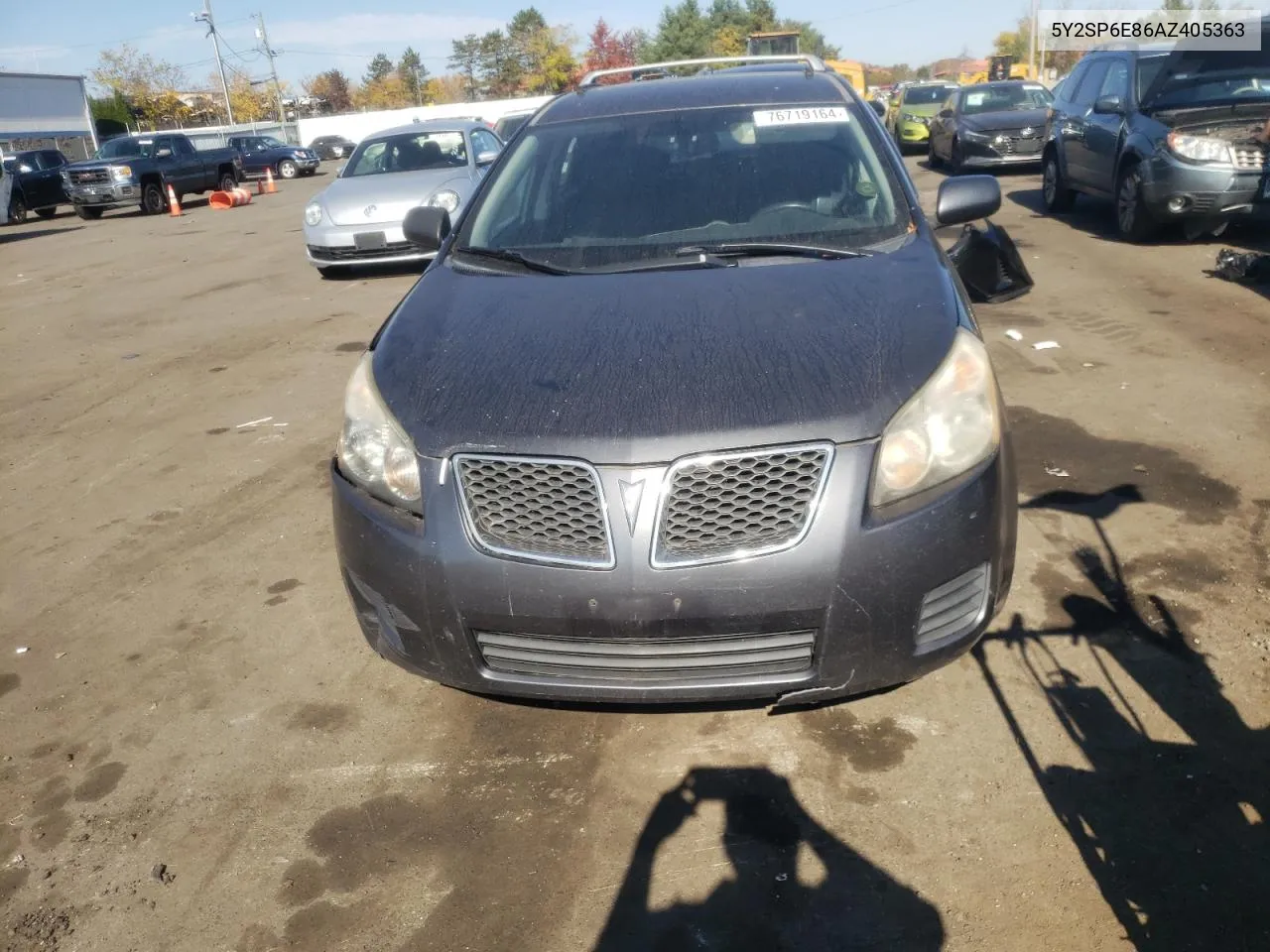 2010 Pontiac Vibe VIN: 5Y2SP6E86AZ405363 Lot: 76719164