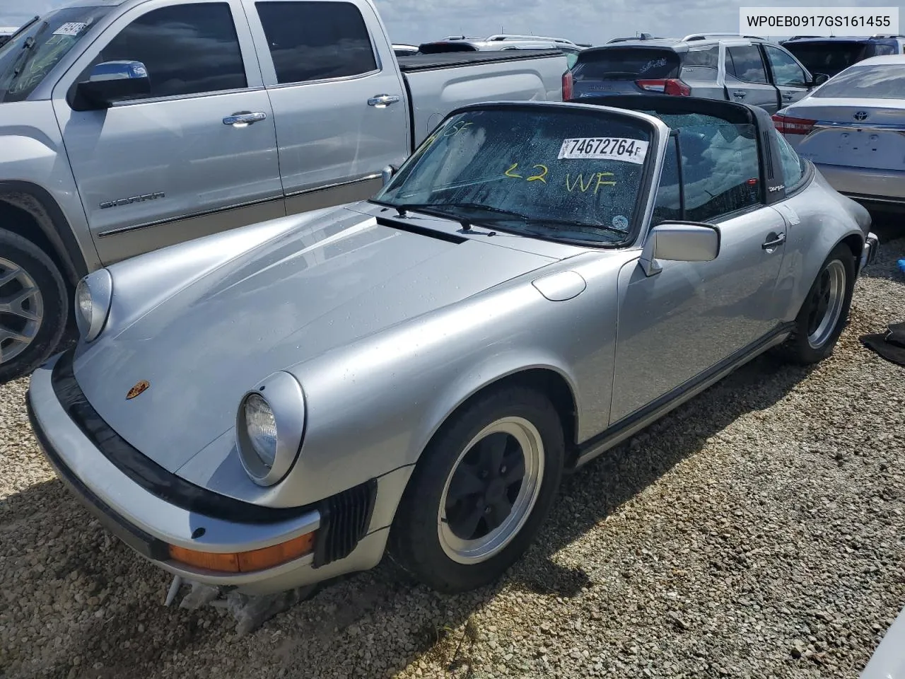 1986 Porsche 911 Carrera VIN: WP0EB0917GS161455 Lot: 74672764