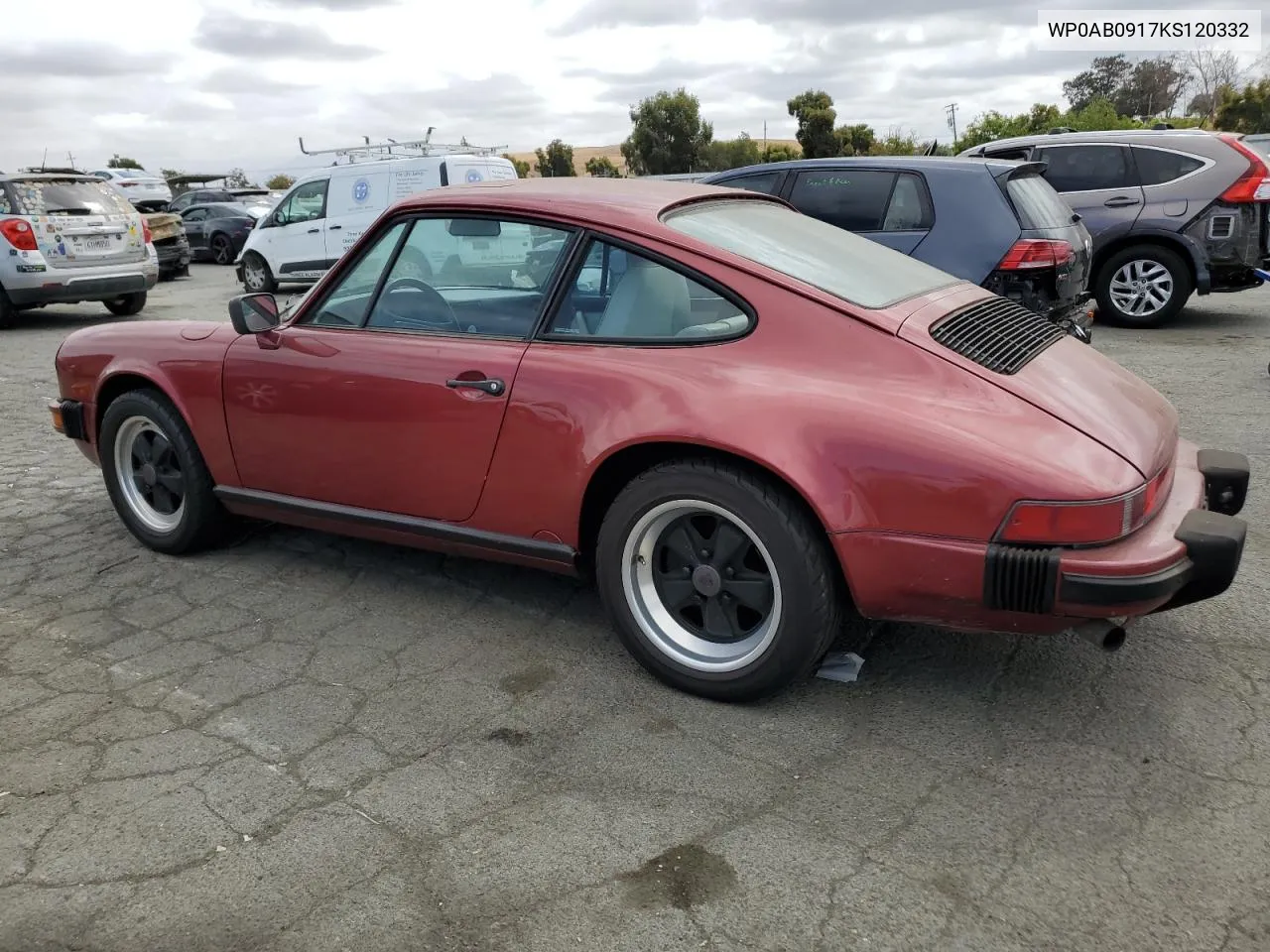 1989 Porsche 911 Carrera VIN: WP0AB0917KS120332 Lot: 71414264