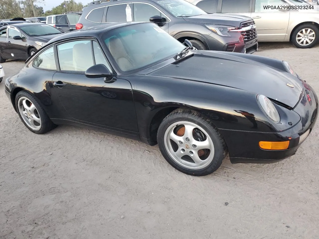 1995 Porsche 911 Carrera 2 VIN: WP0AA2990SS323244 Lot: 77215074