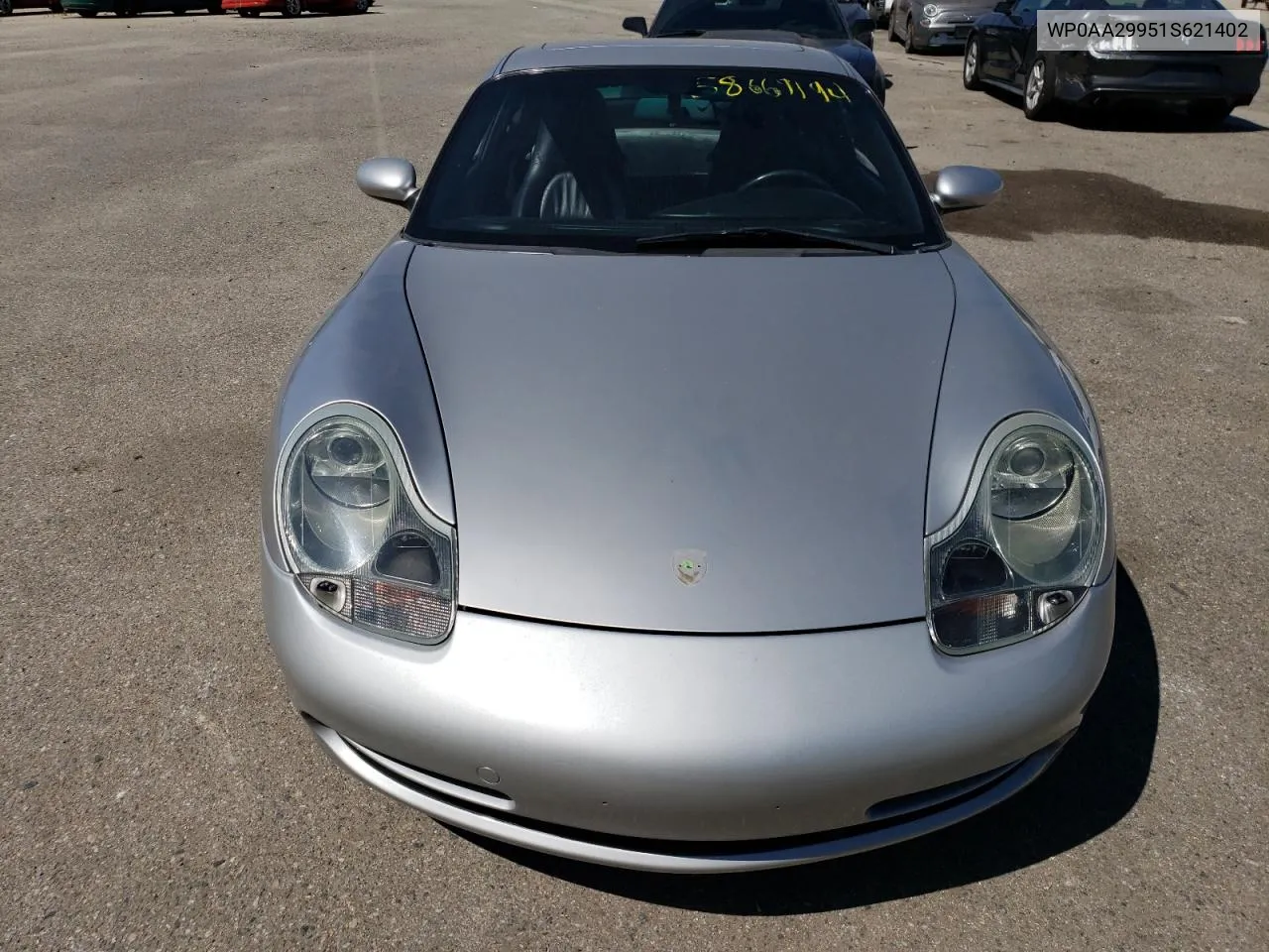 2001 Porsche 911 Carrera 2 VIN: WP0AA29951S621402 Lot: 58669194