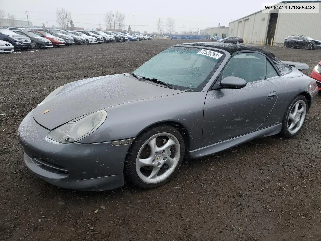 2001 Porsche 911 Carrera 2 VIN: WP0CA29971S654488 Lot: 77332284