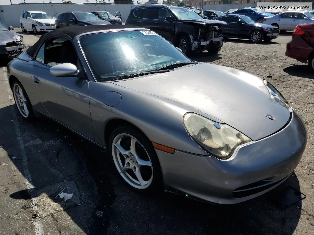 2002 Porsche 911 Carrera 2 VIN: WP0CA29932S654599 Lot: 73353524