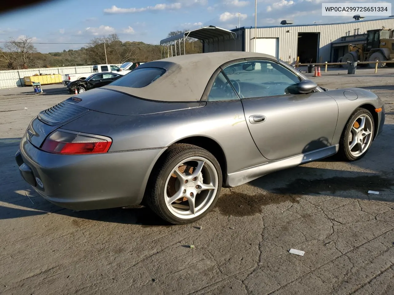 2002 Porsche 911 Carrera 2 VIN: WP0CA29972S651334 Lot: 77480594