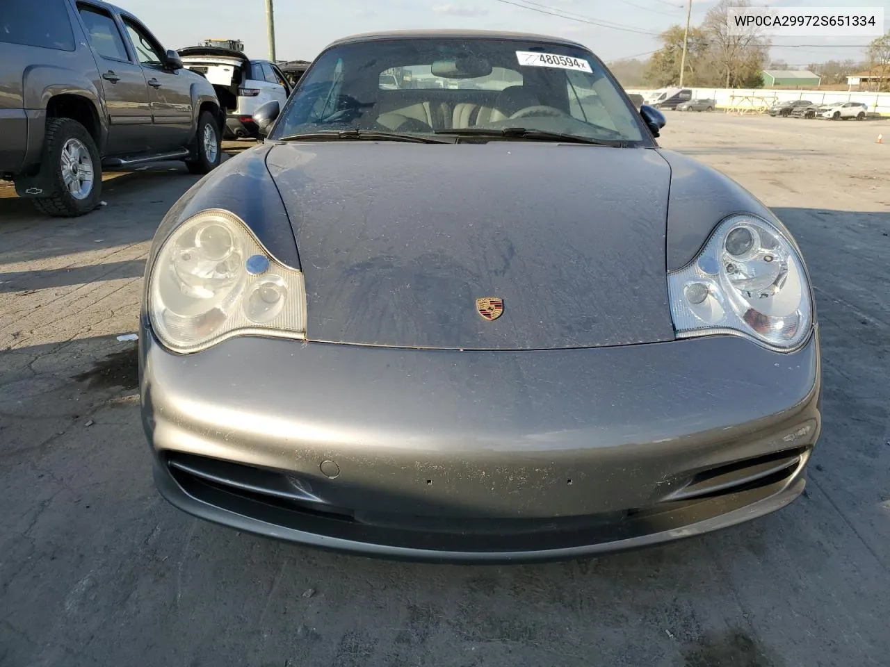 2002 Porsche 911 Carrera 2 VIN: WP0CA29972S651334 Lot: 77480594