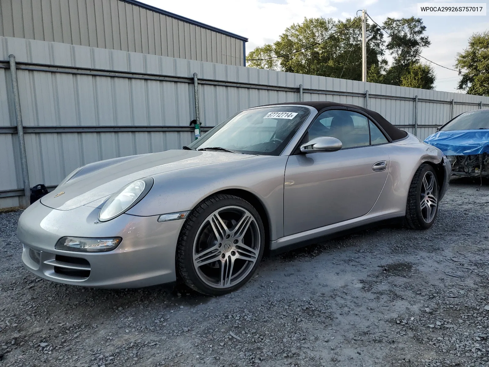 2006 Porsche 911 New Generation Carrera Cabriolet VIN: WP0CA29926S757017 Lot: 67712714