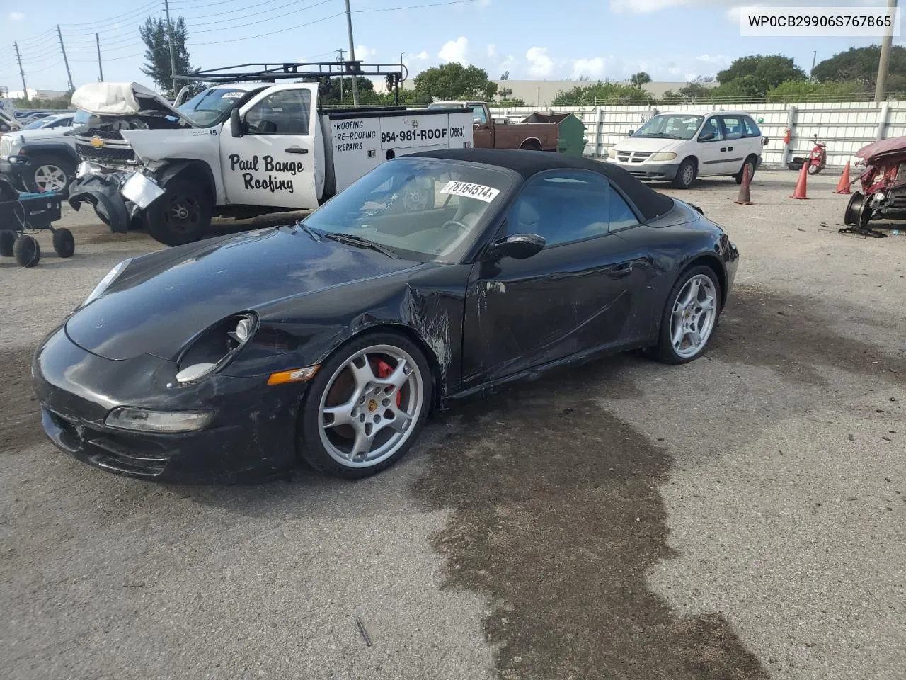 2006 Porsche 911 Carrera S Cabriolet VIN: WP0CB29906S767865 Lot: 78164514