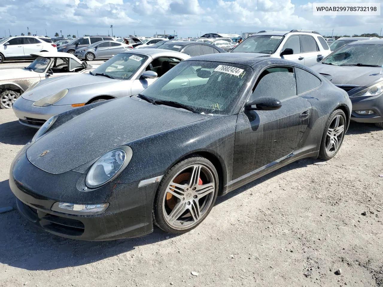 2008 Porsche 911 Carrera S VIN: WP0AB29978S732198 Lot: 76882424