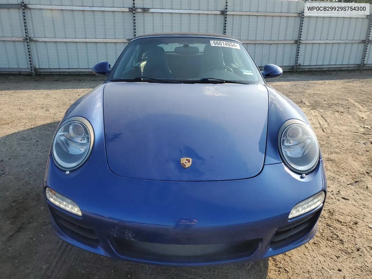 2009 Porsche 911 Carrera S Cabriolet VIN: WP0CB29929S754300 Lot: 66014934