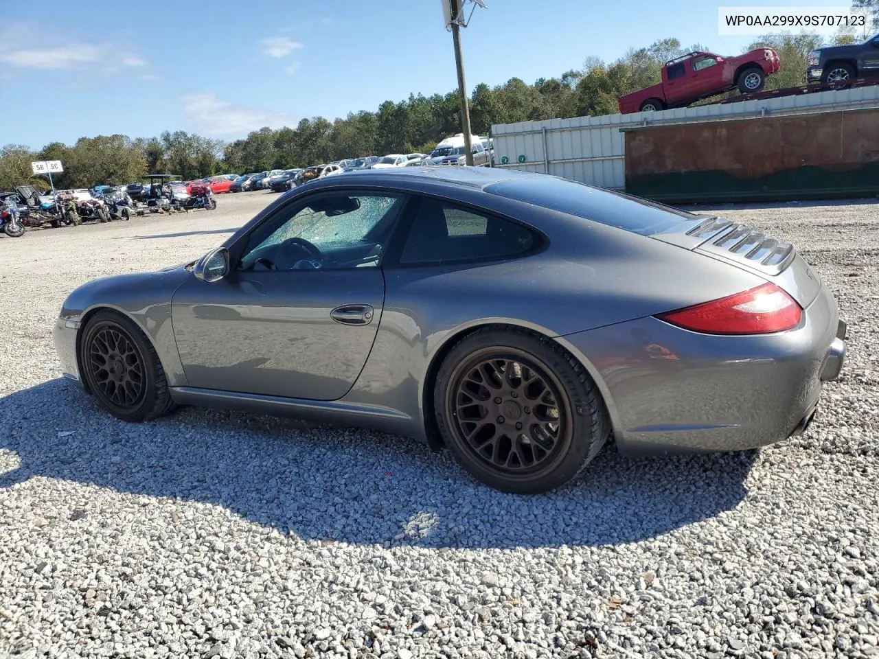 2009 Porsche 911 Carrera VIN: WP0AA299X9S707123 Lot: 75734774