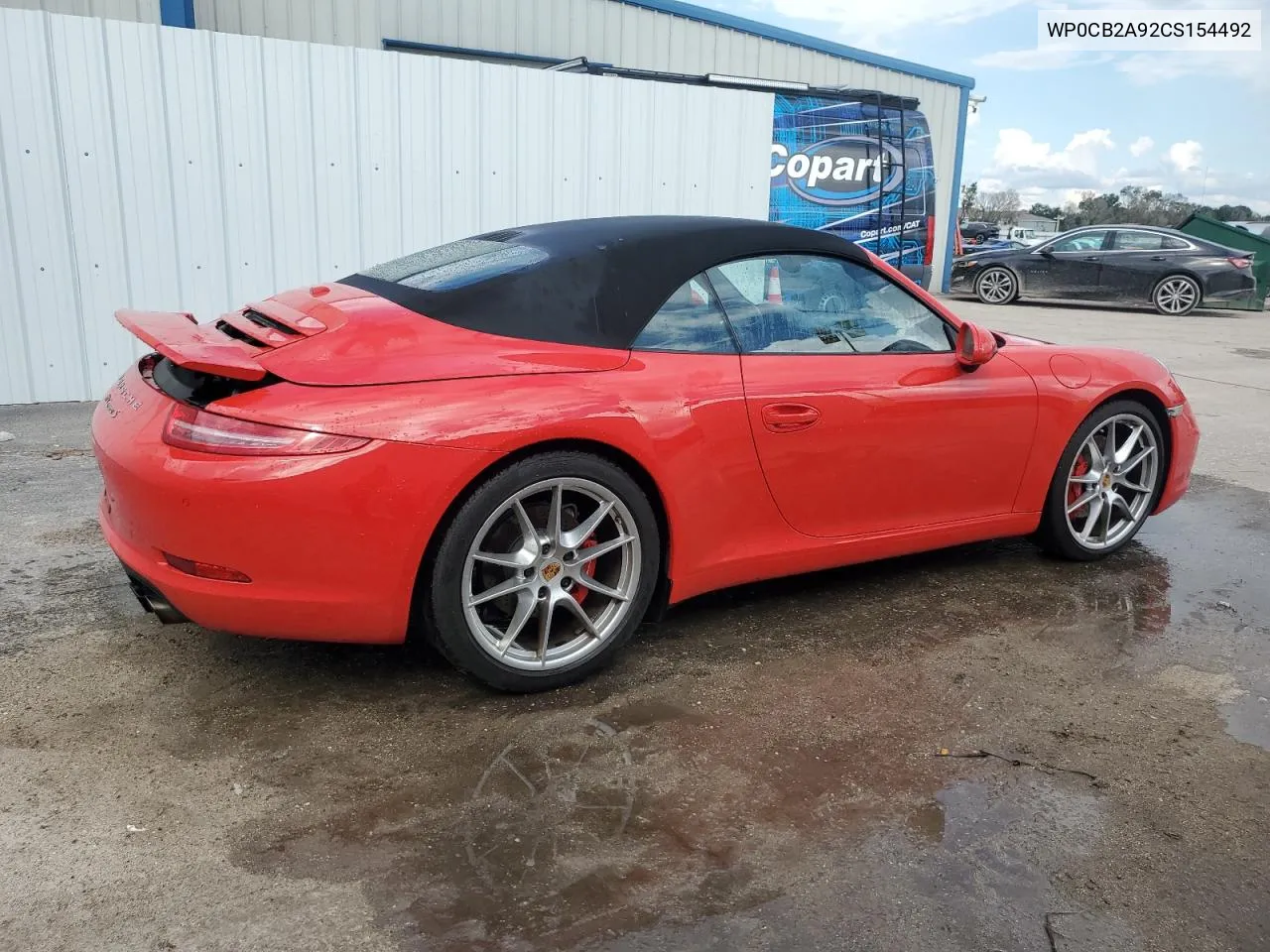 2012 Porsche 911 Carrera S VIN: WP0CB2A92CS154492 Lot: 74218184