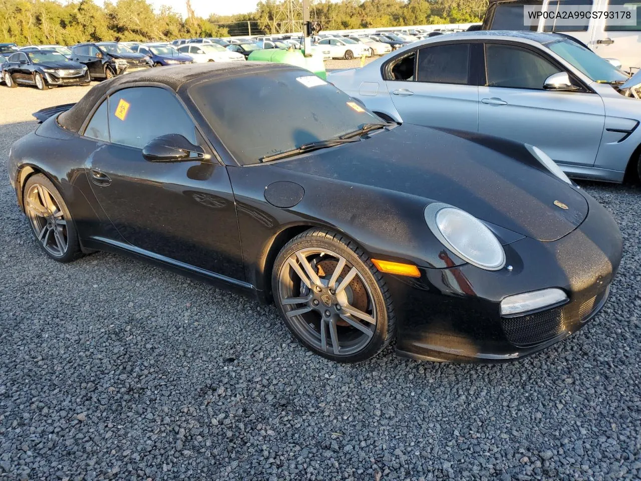 2012 Porsche 911 Carrera 2 Black VIN: WP0CA2A99CS793178 Lot: 74974574