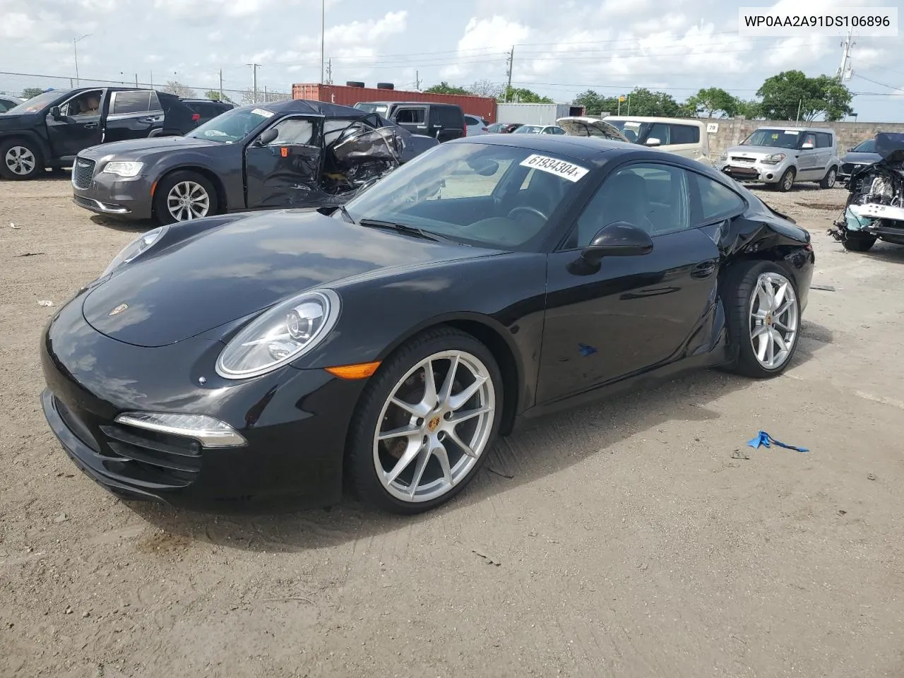 2013 Porsche 911 Carrera VIN: WP0AA2A91DS106896 Lot: 61934304